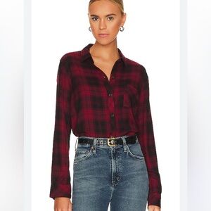 NWT Rails Hunter Scarlet Ash Black Shirt